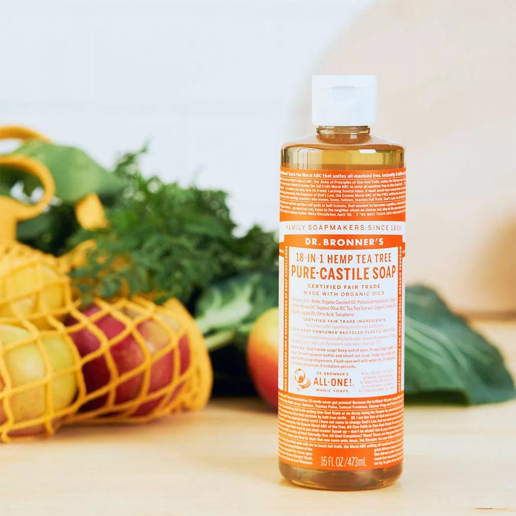 dr. bronner’s vegan shower gels
