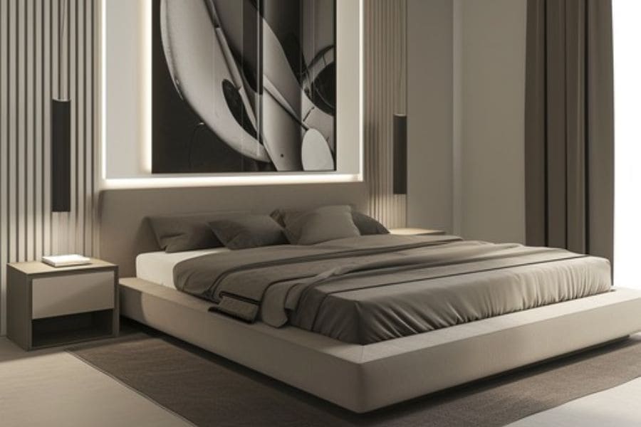 Characteristics of a Minimalistic Bed Frame of King Size